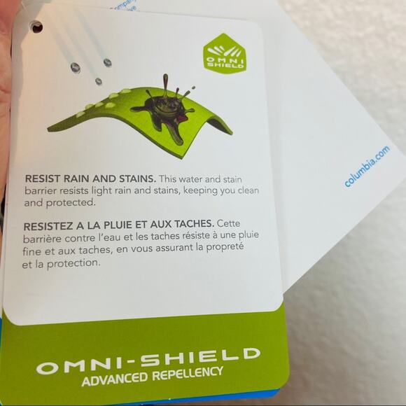 Columbia Swim Trunks Omni-Shield Tropical Stripe Men's NWT Tan Blue Red sz 2X - Picture 5 of 16